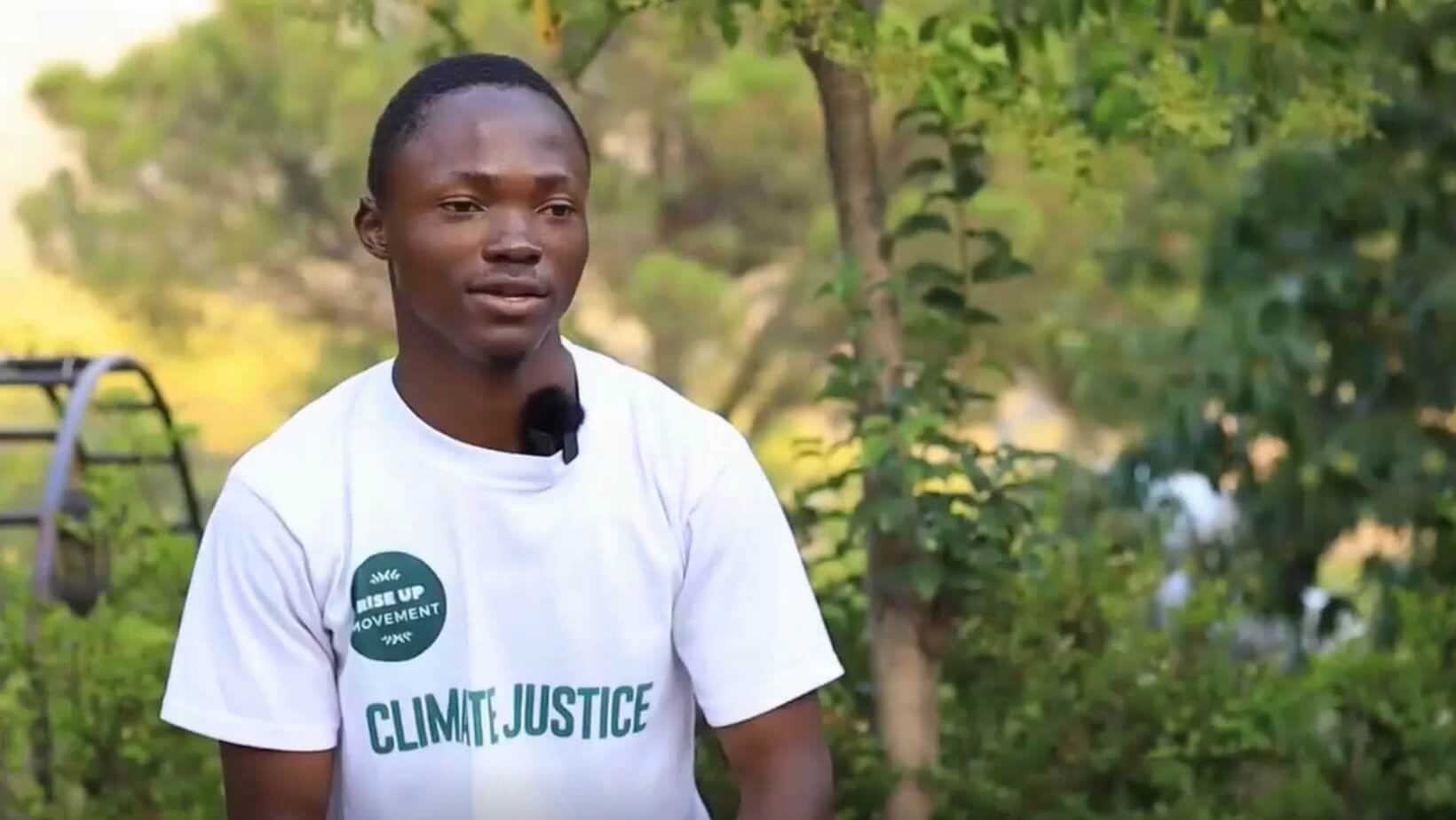 A photo of Ireen holding a plastic bottle