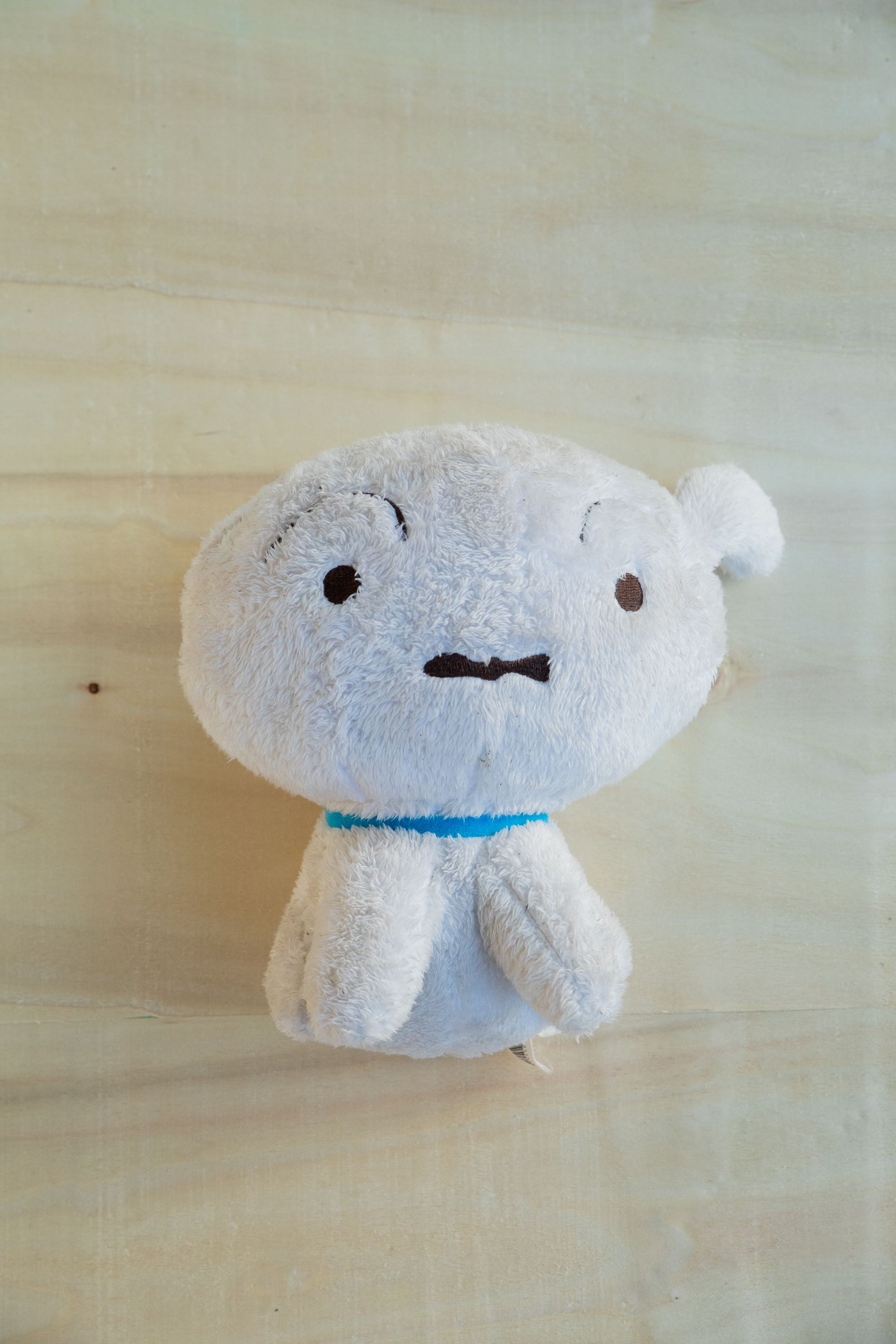 A closeup photo of Shane's object of memory: a stuffed toy